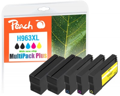 Peach Combi Pack Plus compatible avec HP No. 963XL